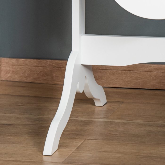  oglinda reglabila cu suport, 47.5x45.5x154.5cm, alba [7]