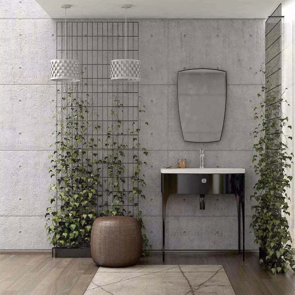 Oglinda suspendata Oristo Louis, 50 x 72 cm, mat, albastru, 50-L-RA-50-14 [3]