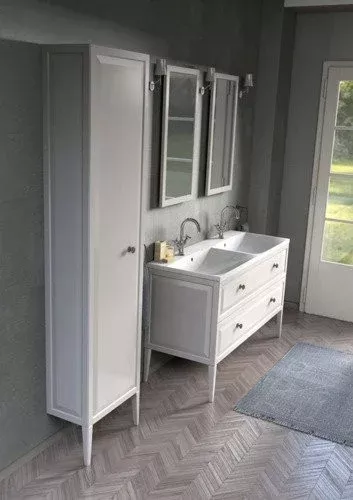 Oglinda suspendata Oristo Montebianco, 40 x 80 cm, maro, 47-L-RAOO-40-10 [9]