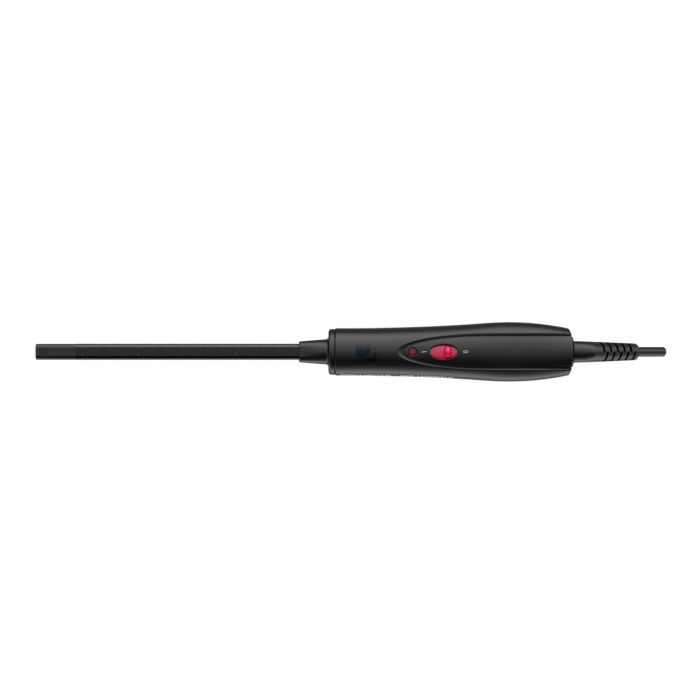 Ondulator de par Rowenta Karl Lagerfeld Curls Forever CF311LF0, diametru 10mm, 180° C, învelis Keratin&Shine, încalzire rapida, manusa de protecție, cablul 1.8m, negru&rosu [2]