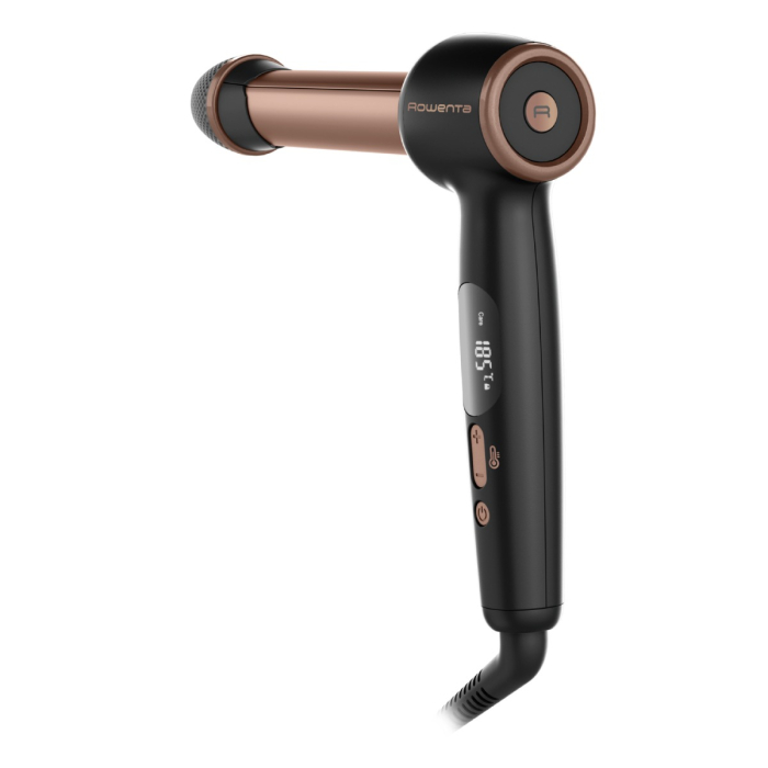 Ondulator de par Rowenta Twist Curl CF4620E0, ajustabil pe 3 diametre, temperatura ajustabila, invelis ceramic, 75 W, negru & roz [11]