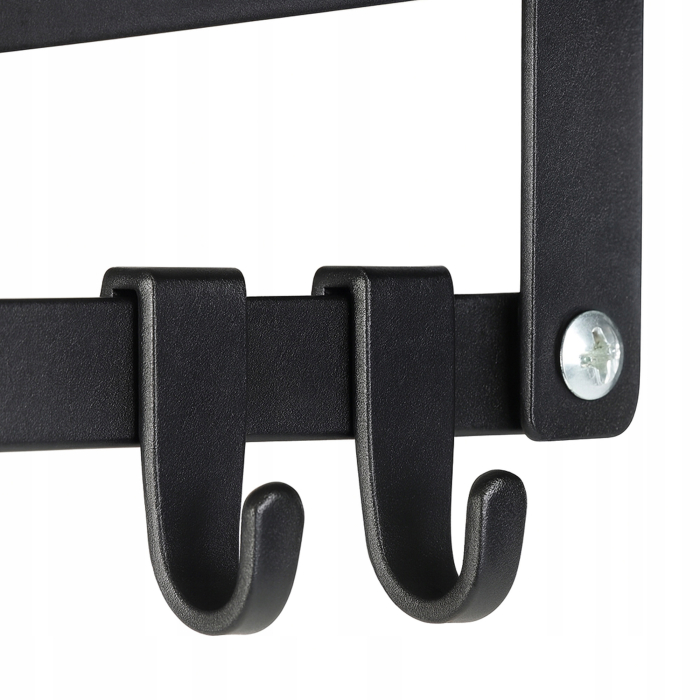 Organizator magnetic de bucatarie pentru frigider sau perete, cu 2 rafturi metalice pentru condimente, suport pentru rola de prosop de hartie si 4 car [3]