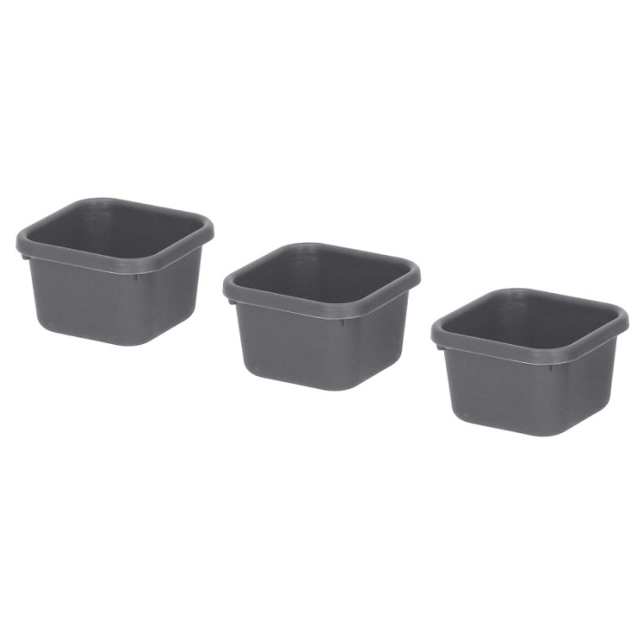 Organizator sertar bucatarie, 8 piese, gri [4]