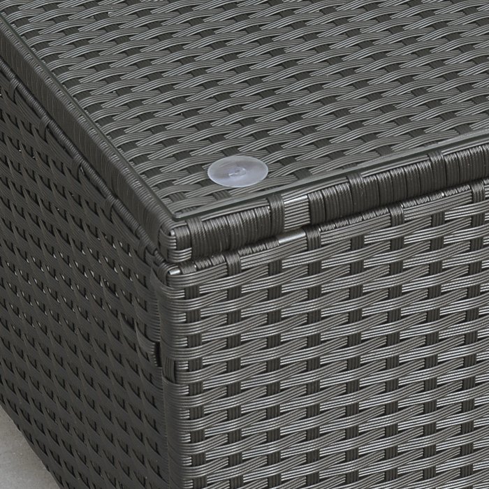  Ousunny Masa de Cafea cu Sticla Securizata, Negru [9]