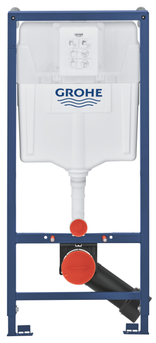 Pachet 2in1 cadru WC Rapid SL Grohe 38536001, 1130 mm, 500 mm, 90, 110 mm, 2 moduri spalare, incastrat, otel [4]