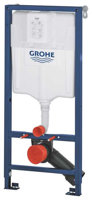 Pachet 2in1 cadru WC Rapid SL Grohe 38536001, 1130 mm, 500 mm, 90, 110 mm, 2 moduri spalare, incastrat, otel [2]