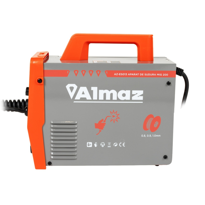 Pachet Aparat+masca Sudura Almaz AZ-ES1013-G01, MMA+MIG+FCAW, 200A AD [7]