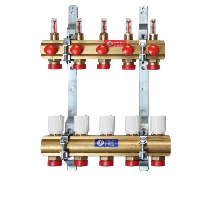 Pachet incalzire in pardoseala Giacomini, 120 mp, teava PEX-b cu bariera anti-oxigen EVOH, Distribuitor, Caseta Distribuitor, Placa Tacker, Aditiv Sapa, Cleme Tacker, Cot Ghidaj [3]