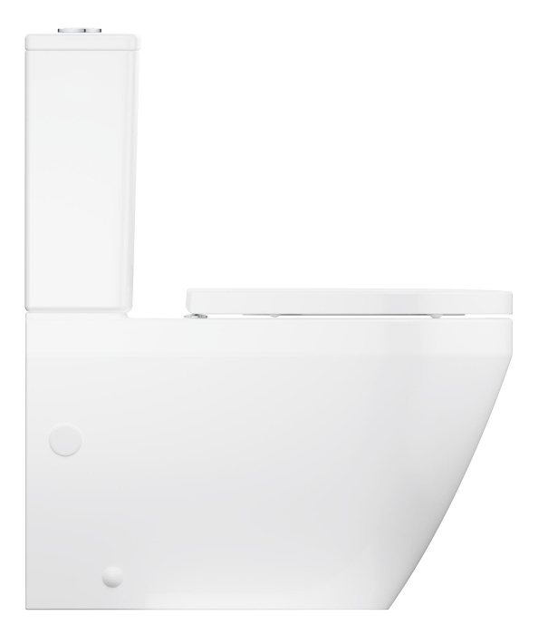 Pachet WC Grohe 102513SH00, Euro Ceramic, pe podea, Rimless, capac SoftClose, alb [4]