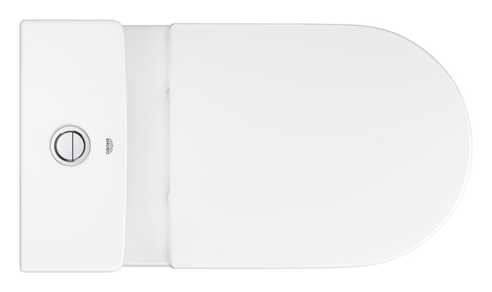 Pachet WC Grohe 102513SH00, Euro Ceramic, pe podea, Rimless, capac SoftClose, alb [5]