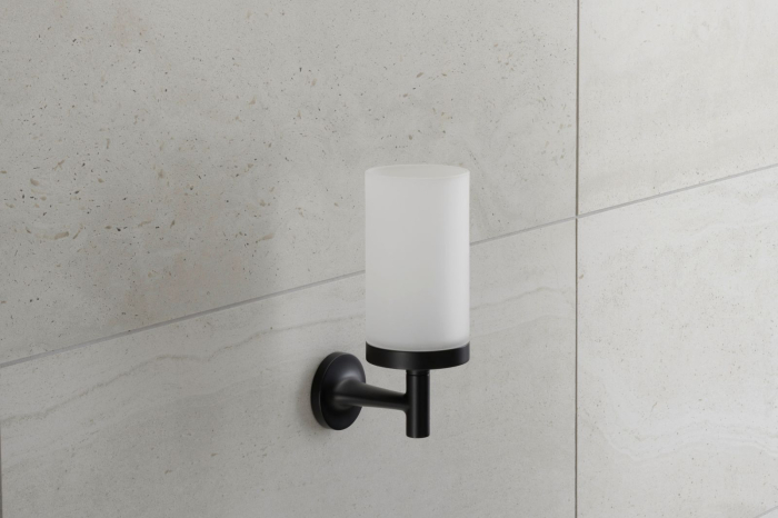 Pahar baie Duravit 0099314600, Starck T, tip instalare pe perete, calitate superioara pentru baia ta, negru [2]