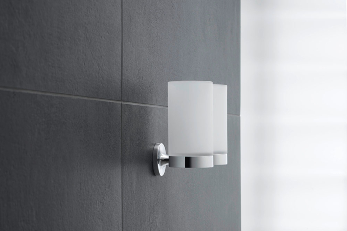 Pahar baie Duravit 0099481000, Starck T, tip instalare pe perete, calitate superioara pentru baia ta, crom [2]