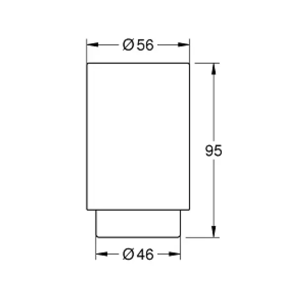 Pahar Grohe Selection alb - sticla mata [2]