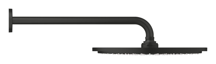 Palarie de dus Grohe 260662430, Dus fix Rainshower 310, montaj pe perete, pentru un dus confortabil zilnic, negru [5]