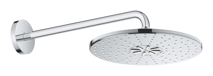 Palarie de dus Grohe 26640000, montaj pe perete, diametru 310 mm, pentru un dus confortabil zilnic, alb, crom [5]