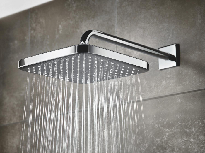 Palarie de dus Grohe 26682000, Dus fix Tempesta 250 Cube, montaj pe perete, pentru un dus confortabil zilnic, crom [6]