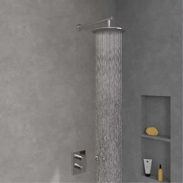 Palarie de dus rotunda Villeroy&Boch Universal 25 cm crom lucios 1 functie [8]