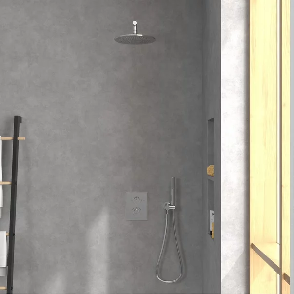 Palarie de dus rotunda Villeroy&Boch Universal 25 cm crom lucios 1 functie [6]