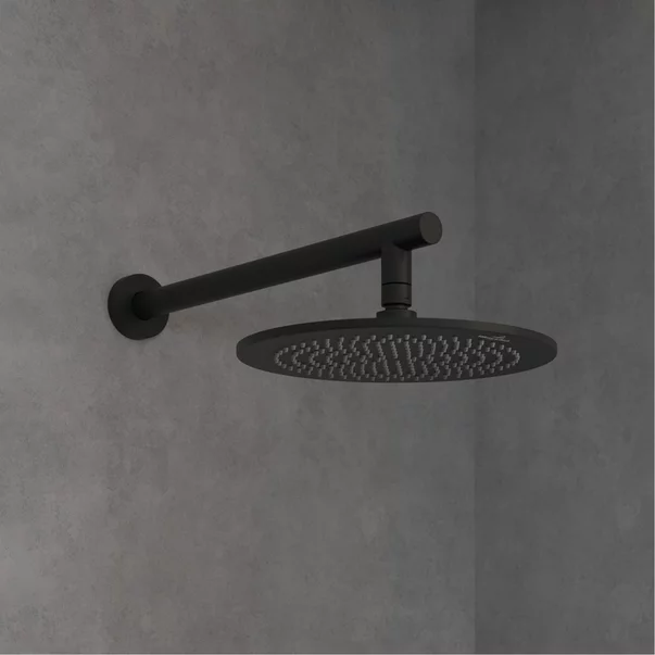 Palarie de dus rotunda Villeroy&Boch Universal 25 cm negru mat 1 functie [2]