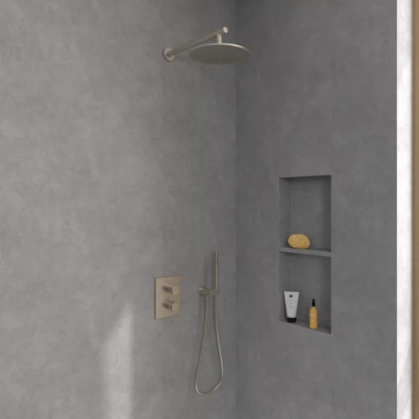 Palarie de dus rotunda Villeroy&Boch Universal 25 cm nichel periat 1 functie [2]