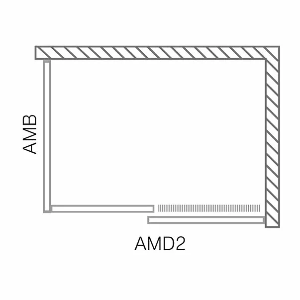 Panou de dus fix Roth Ambient Line 90 cm [2]