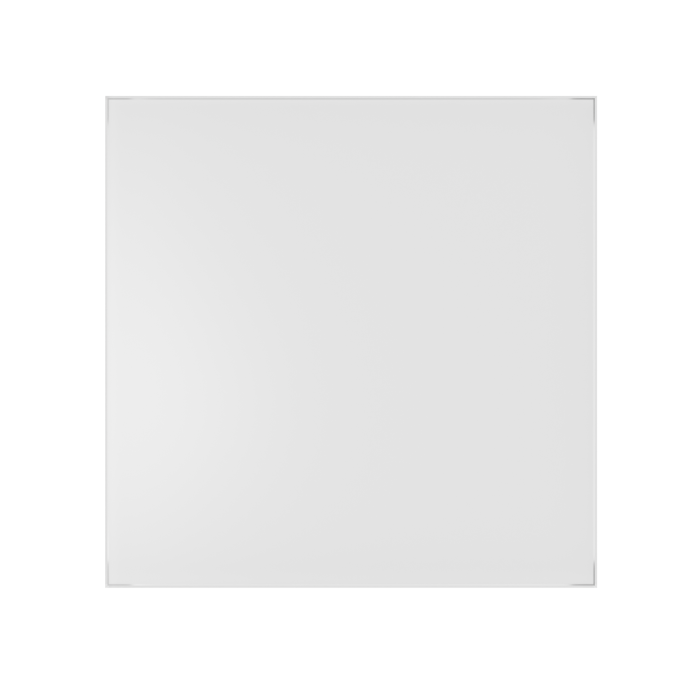 Panou decorativ din sticla VentEurope PAGM4/5W, compatibil cu ventilatoarele EON, 179x179 mm, design modern, Alb mat [2]