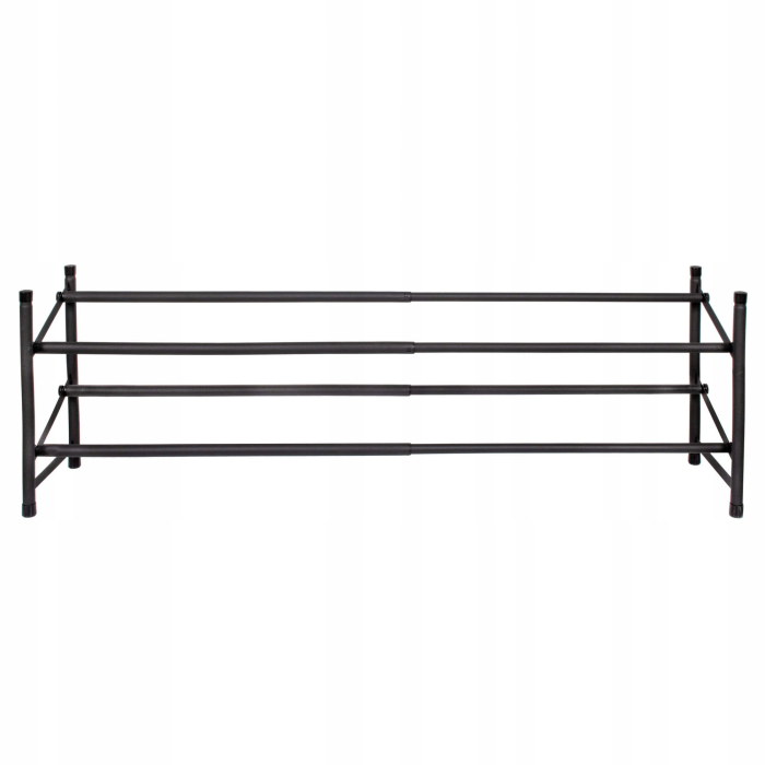 Pantofar extensibil cu 2 rafturi, 62-115cm, negru [14]