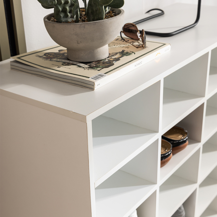 Pantofar XL cu compartimente individuale pentru organizarea a pana la 20 perechi de pantofi, compartiment inferior spatios pentru incaltaminte volumin [4]