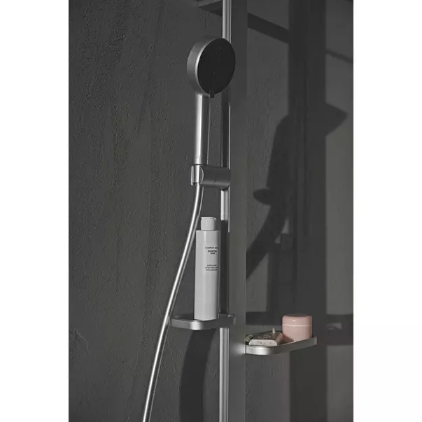 Para de dus din aluminiu Ideal Standard Alu+ argintiu mat cu 2 tipuri de jet [4]