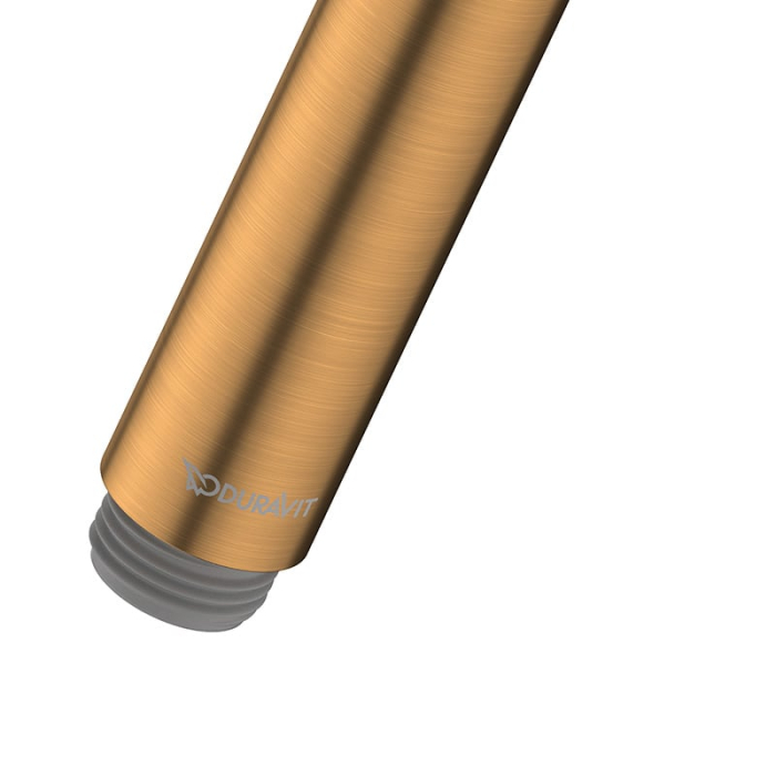 Para de dus Duravit UV0642001004, dus, diametru 25 mm, montaj universal, racord 1/2'', para shockproof, bronz [2]