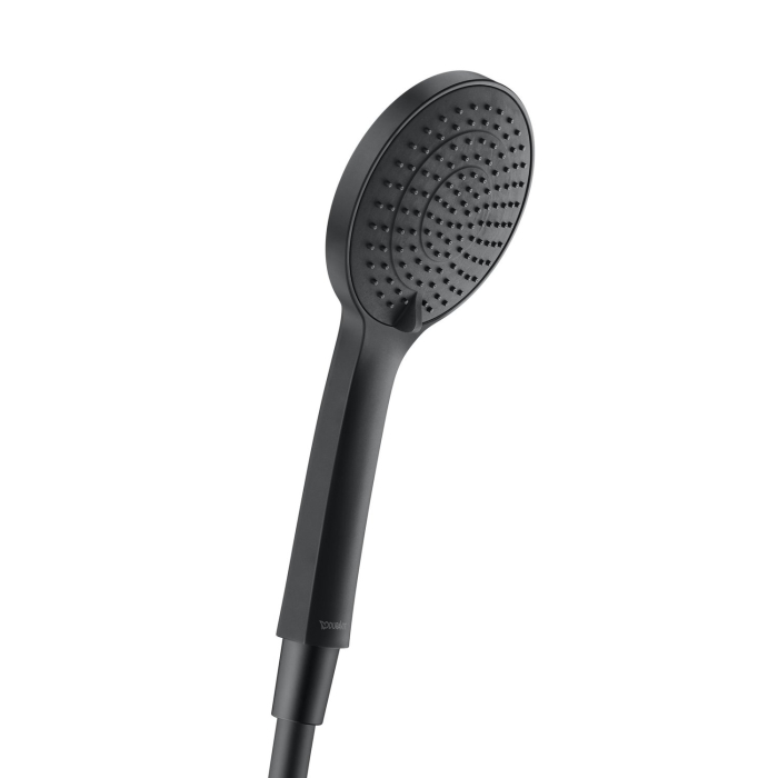 Para de dus Duravit UV0650015046, dus, diametru 110 mm, 3 functii, montaj universal, racord 1/2'', negru [2]