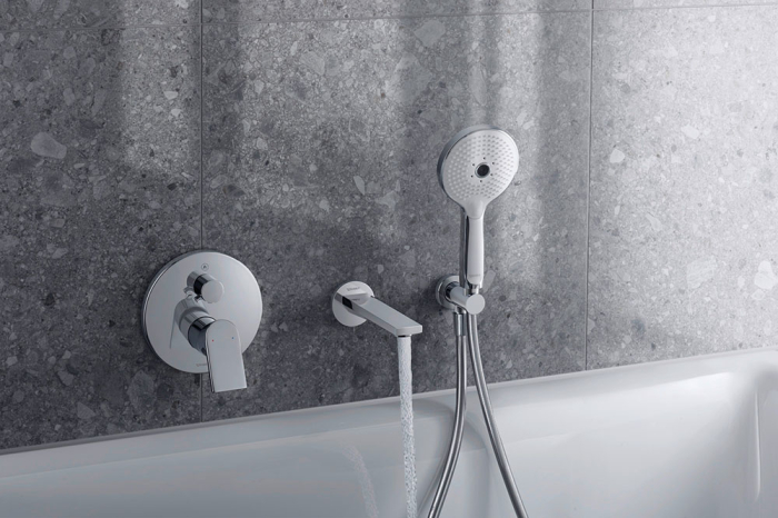 Para de dus Duravit UV0650017010, dus, diametru 120 mm, 3 functii, montaj universal, racord 1/2'', crom [6]