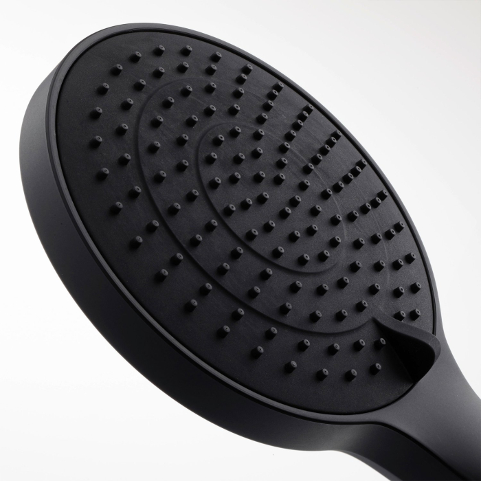 Para de dus Duravit UV0652015046, dus, diametru 110 mm, 3 functii, montaj universal, racord 1/2'', negru [4]