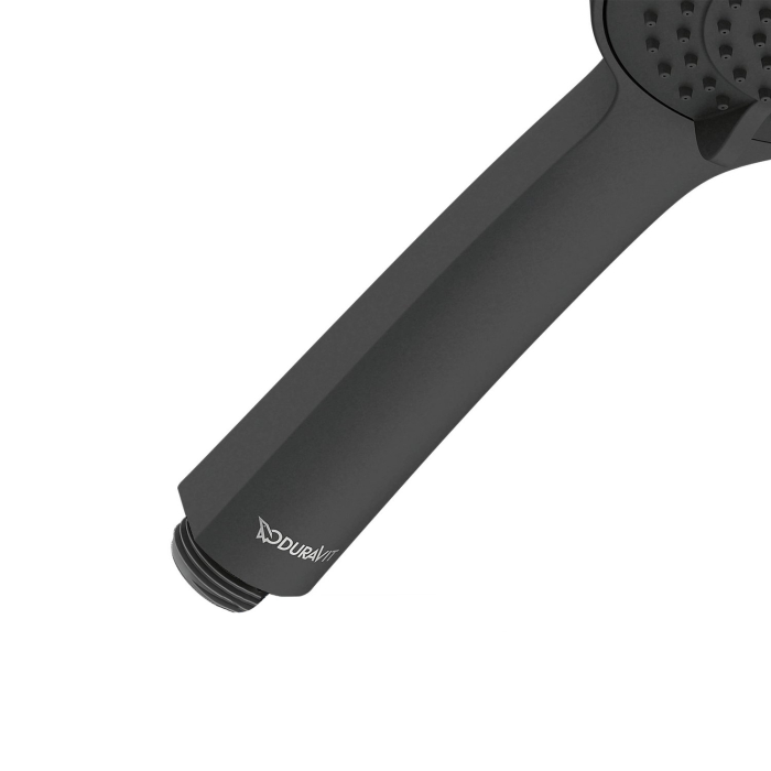 Para de dus Duravit UV0652015046, dus, diametru 110 mm, 3 functii, montaj universal, racord 1/2'', negru [5]
