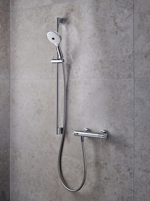 Para de dus Duravit UV0652017010, dus, diametru 120 mm, 3 functii, montaj universal, racord 1/2'', crom [4]