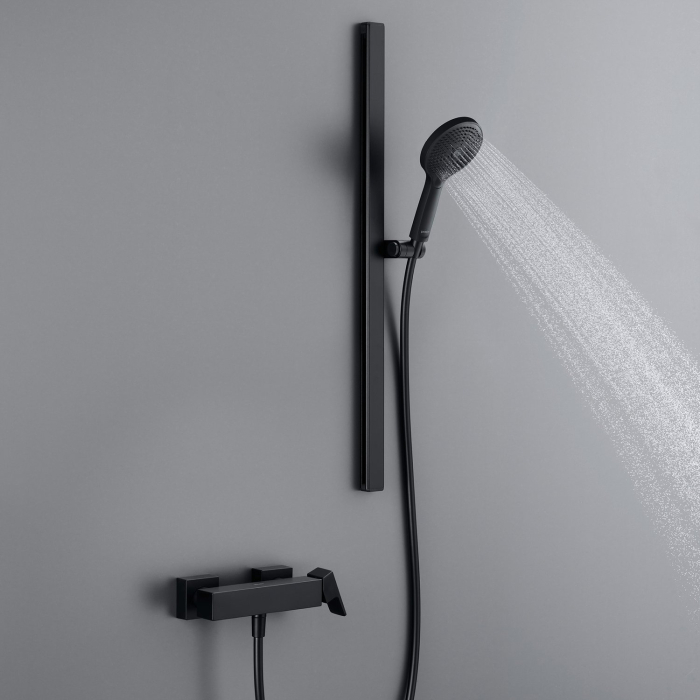 Para de dus Duravit UV0652017046, dus, diametru 120 mm, 3 functii, montaj universal, racord 1/2'', negru [3]