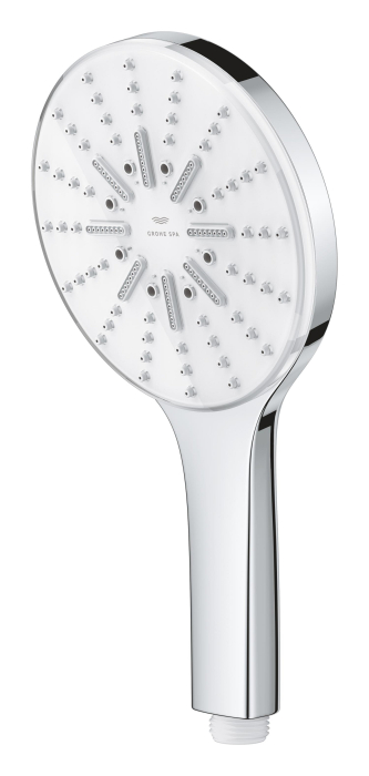 Para de dus Grohe 1016760000, SPA AQUA, diametru 130 mm, 3 functii, montaj universal, racord 1/2'', crom [5]