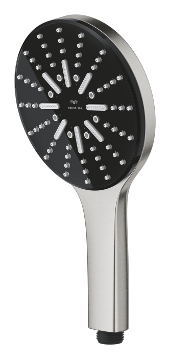 Para de dus Grohe 101676DC00, SPA AQUA, 130 mm, 3 functii, ABS/acril, mat, otel satinat [4]