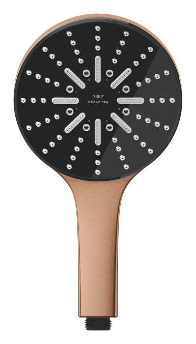 Para de dus Grohe 101676DL00, SPA AQUA, 130 mm, 3 functii, ABS/acril, mat, cupru [2]