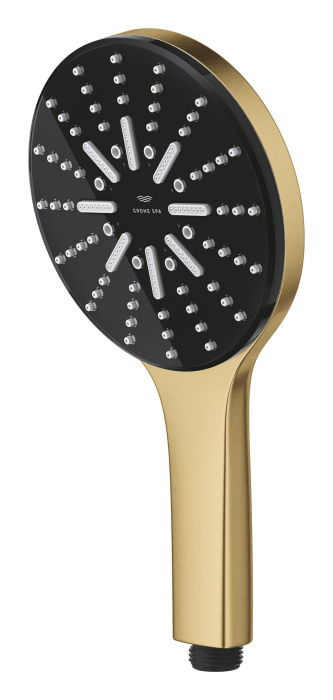 Para de dus Grohe 101676GN00, SPA AQUA, 130 mm, 3 functii, ABS/acril, mat, auriu [4]