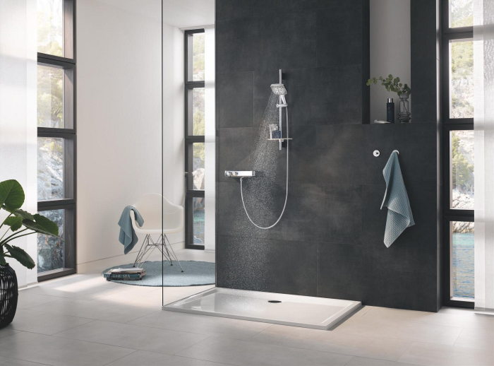Para de dus Grohe 26552000, 130 mm, 247 mm, 3 functii, 1/2 racord, sistem anticalcar, universal, Crom [9]