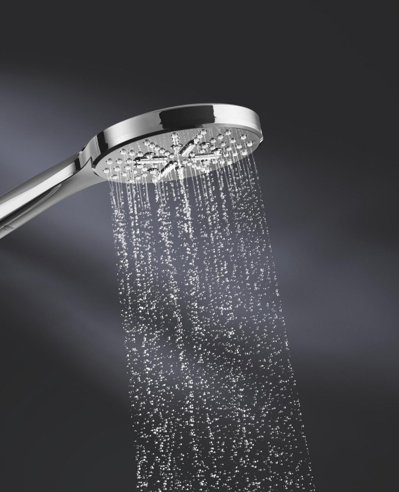 Para de dus Grohe 26574000, dus SmartActive 130, diametru 130 mm, 3 functii, montaj universal, racord 1/2'', crom [11]