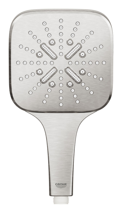 Para de dus Grohe 26582DC0, SmartActive Cube, 1/2'', 3 functii, 130 mm, mat, otel [2]