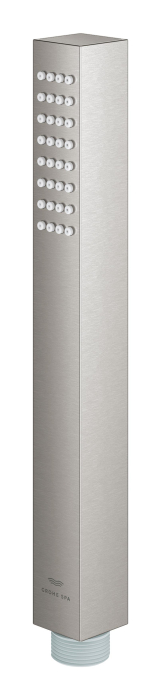 Para de dus Grohe 26885DC0, SPA AQUA Cube, 1 functie, metal, mat, otel satinat [3]