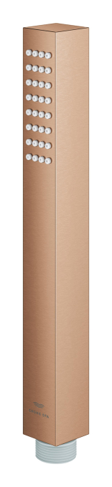 Para de dus Grohe 26885DL0, SPA AQUA Cube, 1 functie, metal, mat, cupru [3]