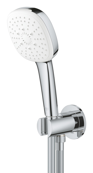 Para de dus Grohe 26910003, 110 mm, 1.5 m, 221 mm, 3 functii, 1/2 racord, sistem anticalcar, universal, Crom [3]