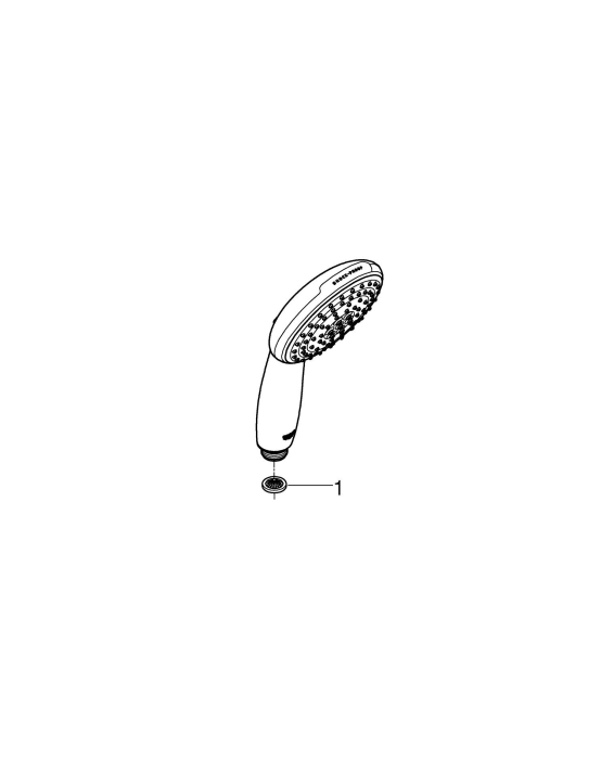 Para de dus Grohe 269122433, dus Tempesta 110, diametru 110 mm, 2 functii, montaj universal, racord 1/2'', negru [7]