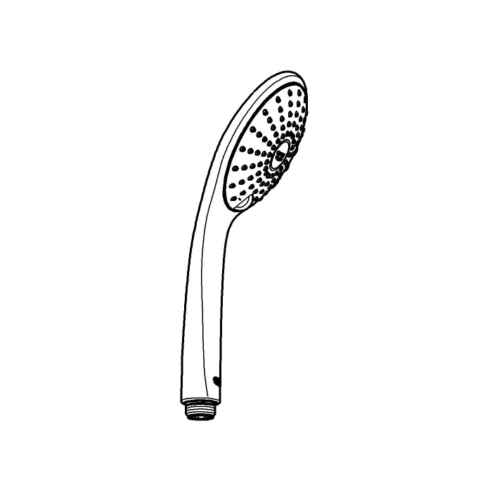 Para de dus Grohe 27238000, dus Euphoria, diametru 110 mm, 2 functii, montaj universal, racord 1/2'', crom [3]