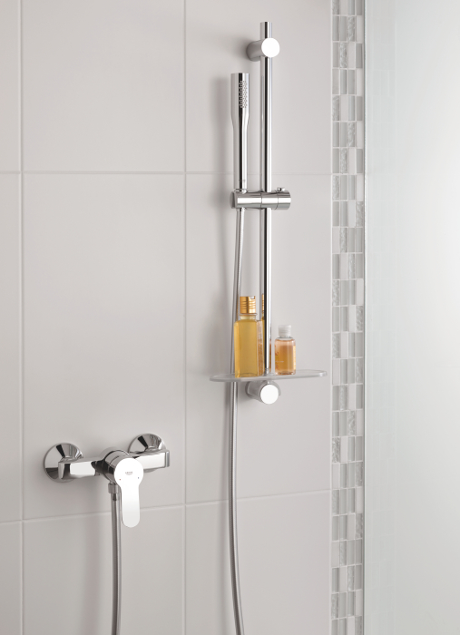Para de dus Grohe 27458000, Vitalio Get Stick, diametru 55 mm, montaj universal, lungime furtun m 0, crom [2]