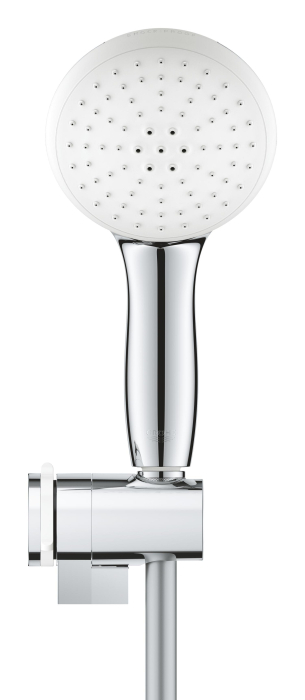 Para de dus Grohe 27601003, 110 mm, 1.75 m, 211 mm, 2 functii, 1/2 racord, sistem anticalcar, suport dus reglabil, Crom [2]